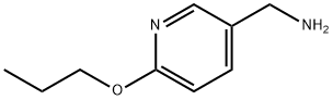 (6-丙氧基吡啶-3-基)甲胺 结构式