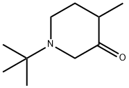 1-(tert-Butyl)-4-methylpiperidin-3-one 结构式