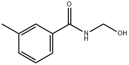 3-methyl-N-(hydroxymethyl)benzamide 结构式
