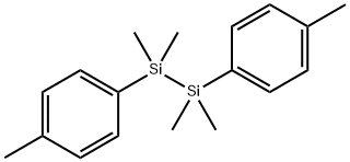 Disilane, 1,1,2,2-tetramethyl-1,2-bis(4-methylphenyl)- 结构式