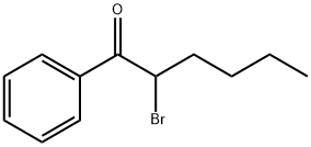 2-溴-1-苯基-1-己酮 结构式