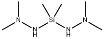Hydrazine, 1,1'-(dimethylsilylene)bis[2,2-dimethyl- 结构式