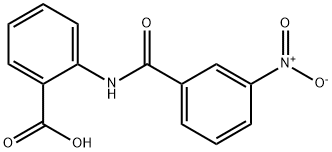 benzoic acid, 2-[(3-nitrobenzoyl)amino]- 结构式