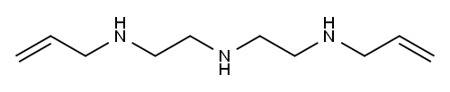 N1,N4-二烯丙基-1,2-,4-二乙二胺盐酸盐 结构式