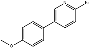 2-Bromo-5-(4-methoxyphenyl)pyridine 结构式