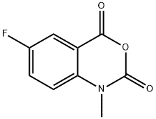 2H-3,1-Benzoxazine-2,4(1H)-dione, 6-fluoro-1-methyl- 结构式