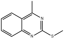 4-methyl-2-(methylsulfanyl)quinazoline 结构式