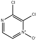 2,3-dichloro-1-oxidopyrazin-1-ium 结构式