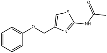 N-[4-(phenoxymethyl)-1,3-thiazol-2-yl]acetamide 结构式