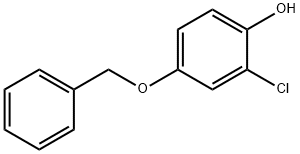 2-氯-4-苄氧基苯酚 结构式