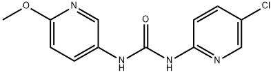 N-(5-CHLORO-2-PYRIDYL)-N'-(6-METHOXY-3-PYRIDYL)UREA 结构式