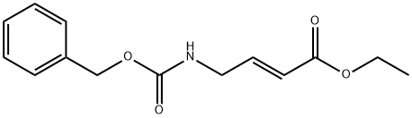 (2E)-4-[(苄氧羰基)氨基]-2-丁烯酸乙酯 结构式