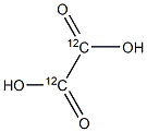 Oxalic Acid-(1,2-12C2) 结构式