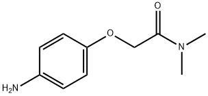 2-(4-氨基苯氧基)-N,N-二甲基乙酰胺 结构式