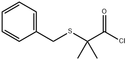 S-苄基-2-巯基-2-甲基丙酰氯 结构式