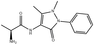 L-Alanine-4-Antipyrineamide 结构式