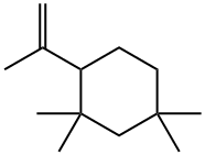1,1,5,5-四甲基-2-(1-甲基乙烯基)环己烷 结构式