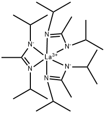 N,N'-二异丙基乙脒基镧 结构式