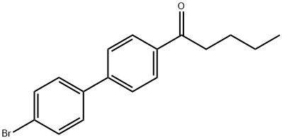 1-(4'-bromobiphenyl-4-yl)pentan-1-one 结构式
