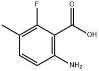 6-氨基-2-氟-3-甲基苯甲酸 结构式
