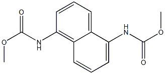 N,N'-(1,5-NAPHTHALENEDIYL)BIS(METHYL CARBAMATE) 结构式