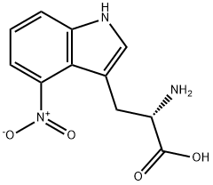 L-Tryptophan, 4-nitro- 结构式