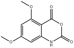 5,7-二甲氧基-2,4-二氢-1H-3,1-苯并噁嗪-2,4-二酮 结构式
