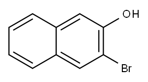 3-bromonaphthalen-2-ol 结构式