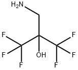 2-(氨甲基)-1,1,1,3,3,3-六氟丙烷-2-醇 结构式