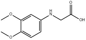 2-[(3,4-dimethoxyphenyl)amino]acetic acid 结构式