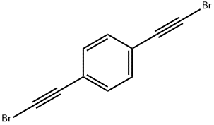 1,4-bis(2-bromoethynyl)benzene 结构式