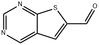 噻吩并[2,3-D]嘧啶-6-甲醛 结构式