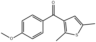 Methanone, (2,5-dimethyl-3-thienyl)(4-methoxyphenyl)- 结构式