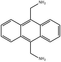 蒽-9,10-二甲胺 结构式