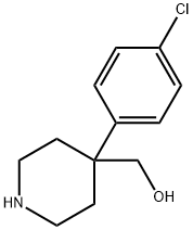 (4-(2-Chlorophenyl)piperidin-4-yl)methanol 结构式