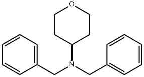 2H-Pyran-4-amine, tetrahydro-N,N-bis(phenylmethyl)- 结构式