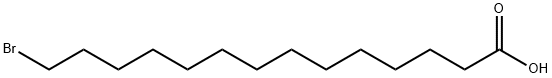 14-溴十四酸 结构式