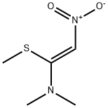 (E)-N,N-dimethyl-1-(methylthio)-2-nitroethenamine 结构式