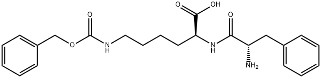 (2S)-2-[[(2S)-2-amino-3-phenylpropanoyl]amino]-6-(phenylmethoxycarbonylamino)hexanoic acid 结构式