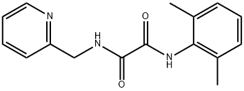N'-(2,6-DIMETHYLPHENYL)-N-(PYRIDIN-2-YLMETHYL)OXAMIDE 结构式