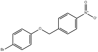 1-溴-4-((4-硝基苄基)氧基)苯 结构式