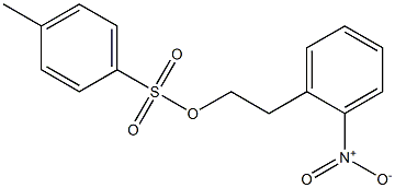 2-(2-nitrophenyl)ethyl 4-methylbenzene-1-sulfonate 结构式