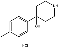 4-(4'-methylphenyl)-4-piperidinol hydrochloride 结构式