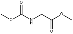 N-[(甲氧基羰基)甘氨酸甲酯 结构式