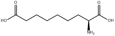 S-2-氨基壬二酸 结构式