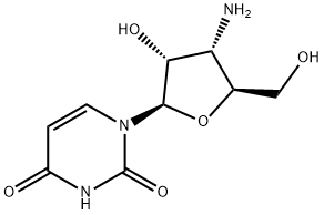 3'-Amino-3'-deoxyuridine 结构式