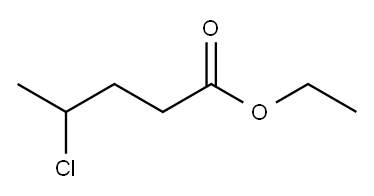 ethyl 4-chloropentanoate 结构式
