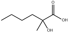 2-羟基-2-甲基己酸 结构式