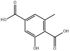 1,4-Benzenedicarboxylic acid, 2-hydroxy-6-methyl- 结构式