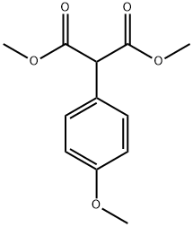 2-(4-甲氧基苯基)丙二酸-1,3-二甲酯 结构式